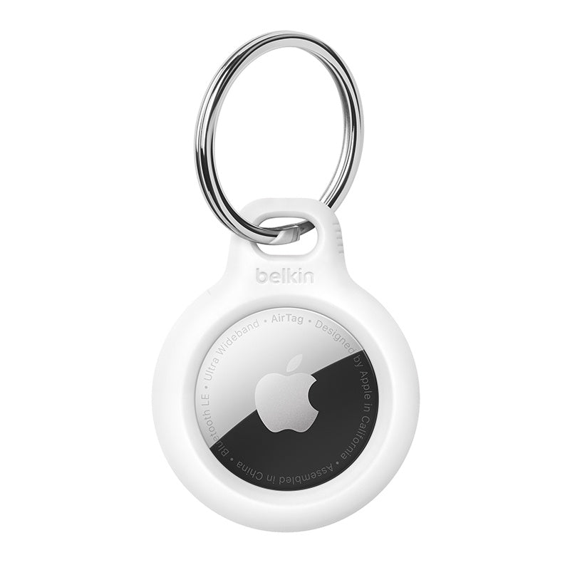 Belkin - Secure Holder with Key Ring White for AirTag