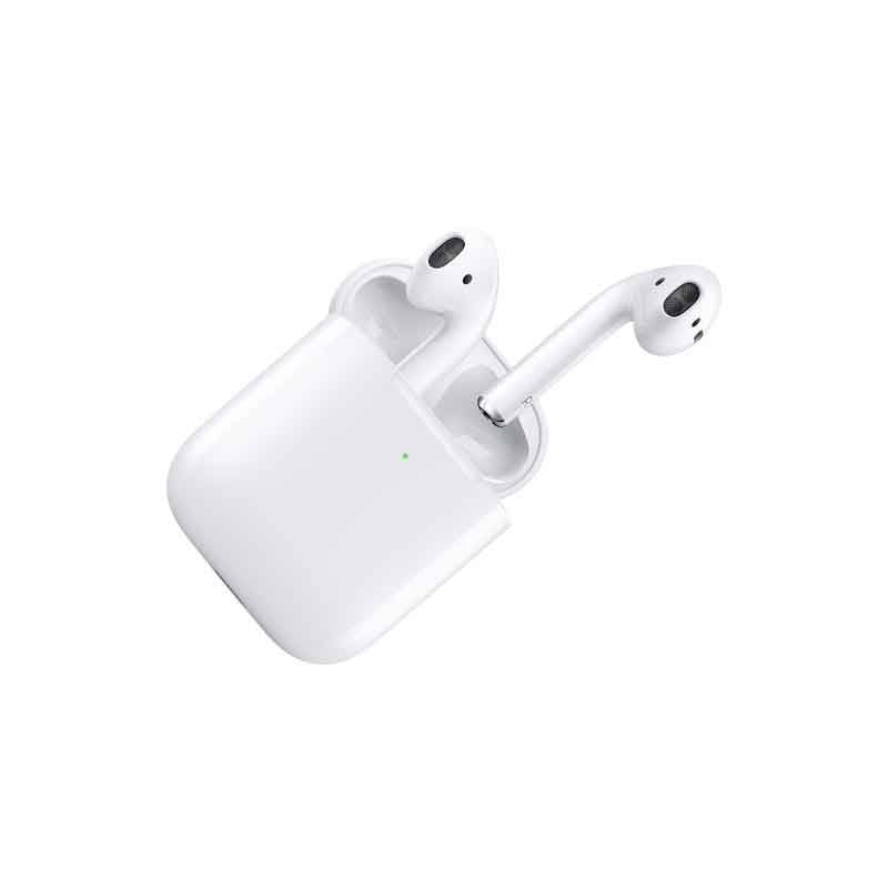 Apple - AirPods 2 In-Ear Bluetooth Headphones with Wireless Charging Case