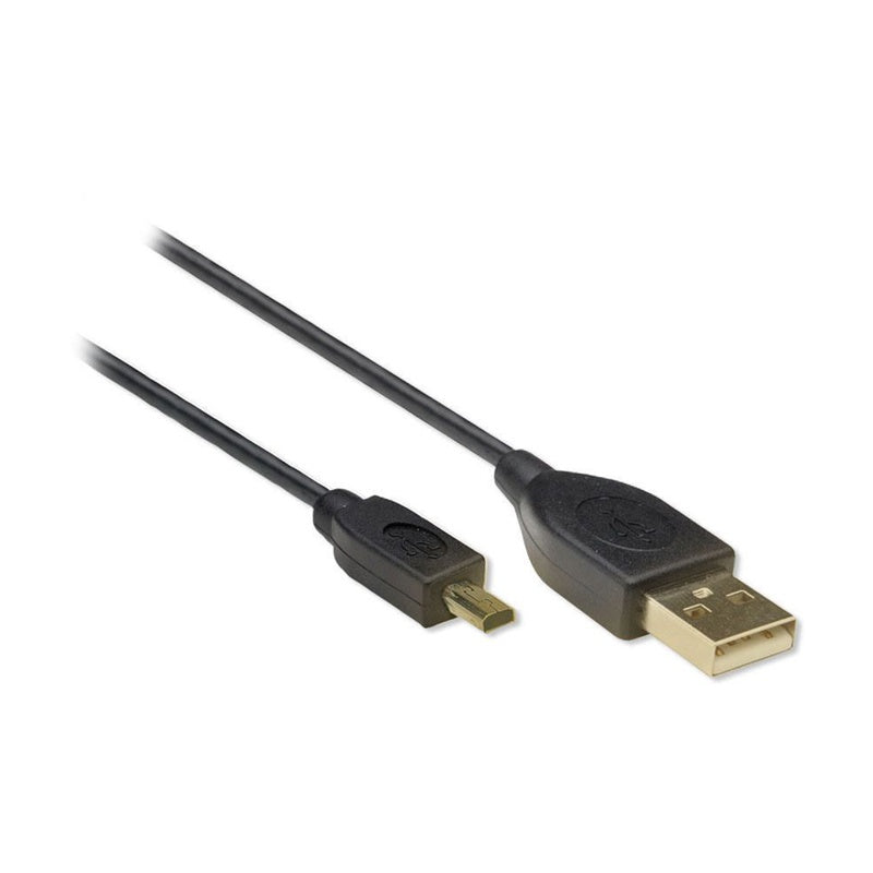 Retail USB 2 AB Cable BK, 6ft