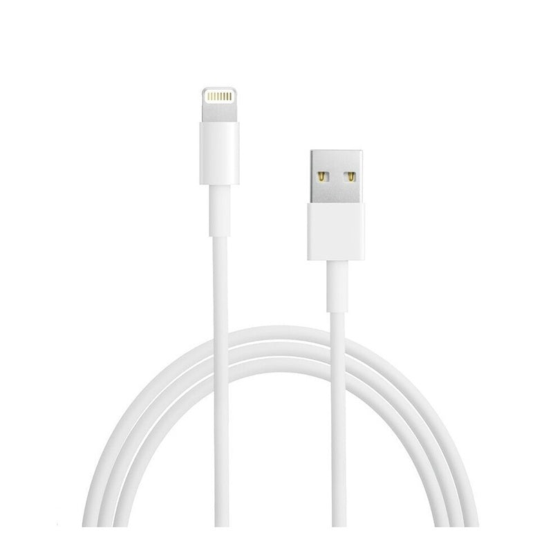 Apple - Charge/Sync Lightning Cable 3ft White