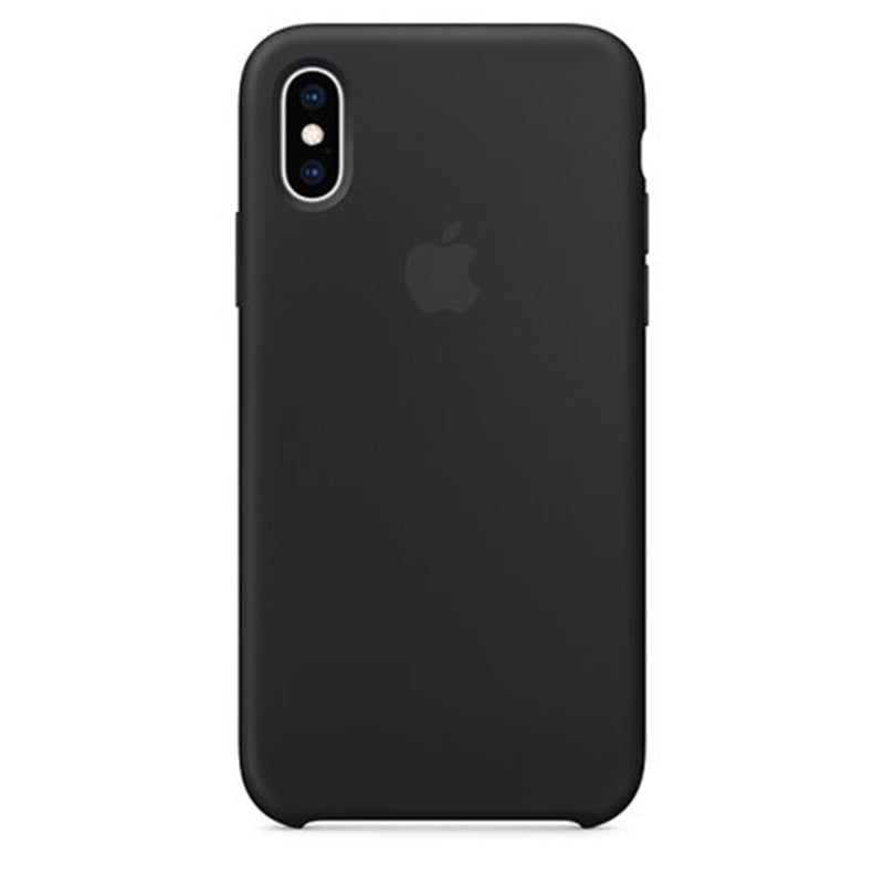 Apple - Silicone Case Black for iPhone XS Max