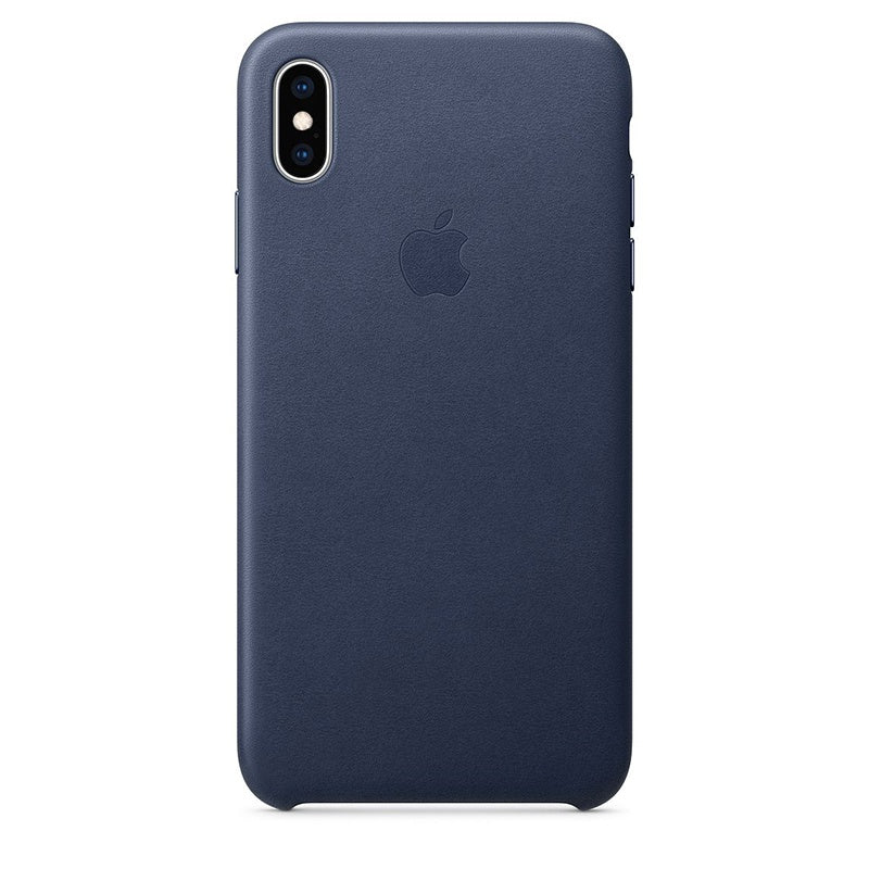 Apple - Silicone Case Midnight Blue for iPhone XS Max