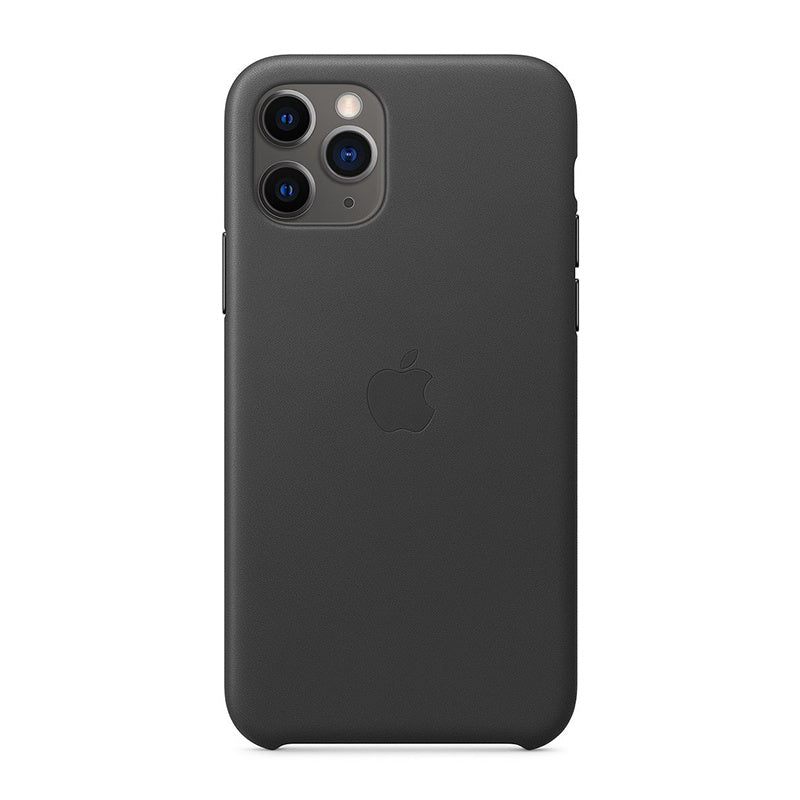 iPhone 11 Pro Black Leather Case Apple