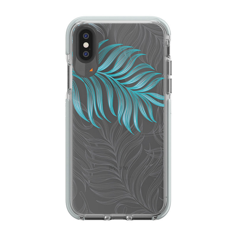 iPhone X/Xs Gear4 D3O Emerald Teal (Jungle) Victoria Case