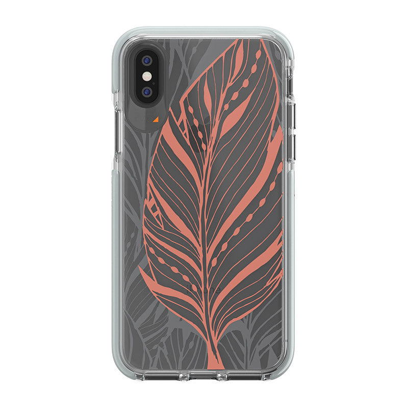 iPhone X/Xs Gear4 D3O Blush (Tribal Leaf) Victoria Case