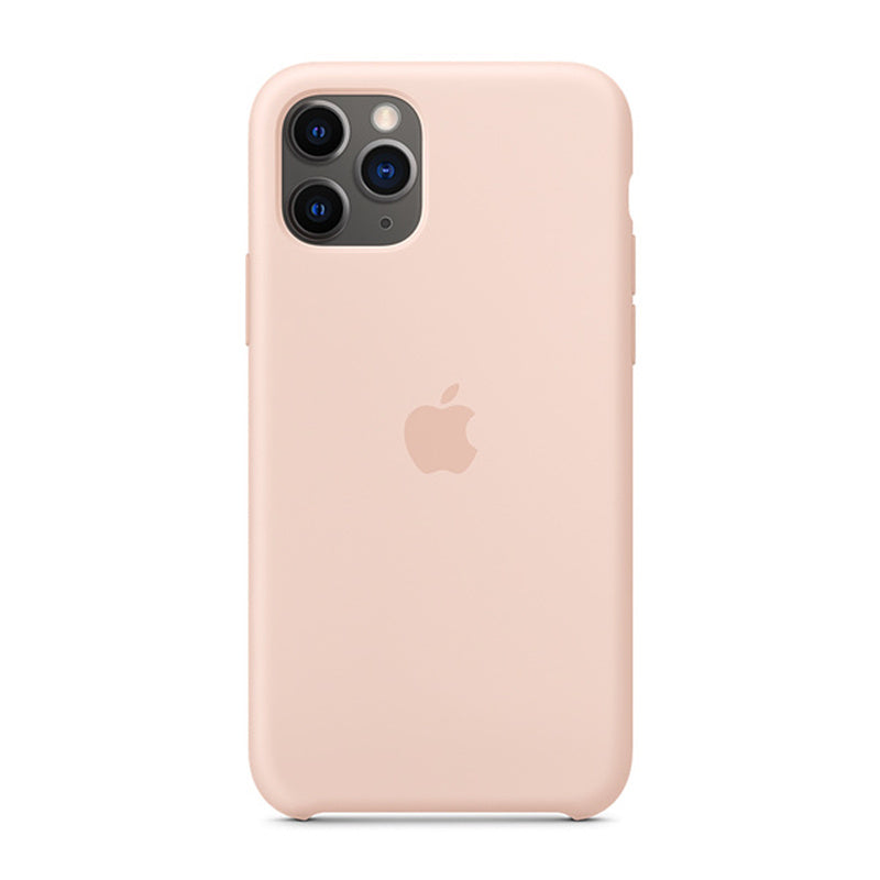 Apple - Pink Silicone Case for iPhone 11 Pro