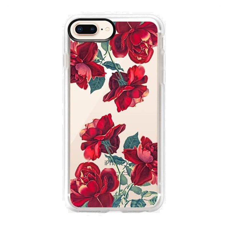 iPhone 6 Plus/6s Plus/7 Plus/8 Plus Castify Classic Grip Case Flowers