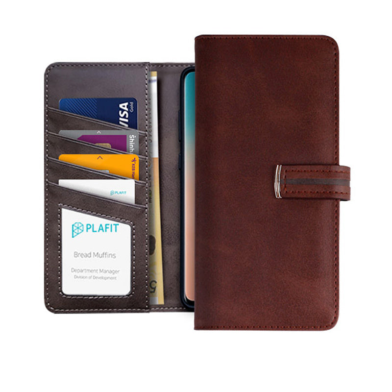 iPhone Xs Max L-Point Wallet Case Brown