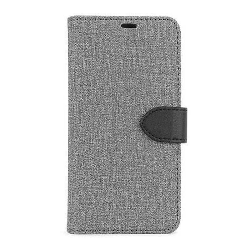 Blu Element - 2 in 1 Folio Case Gray/Black for Samsung Galaxy A21