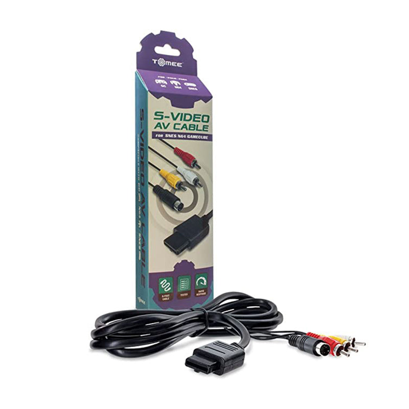 Tomee S-Video AV Cable for Gamecube / N64 / SNES