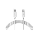 Lifelink Premium USB C to Lightning Cable 4ft - White
