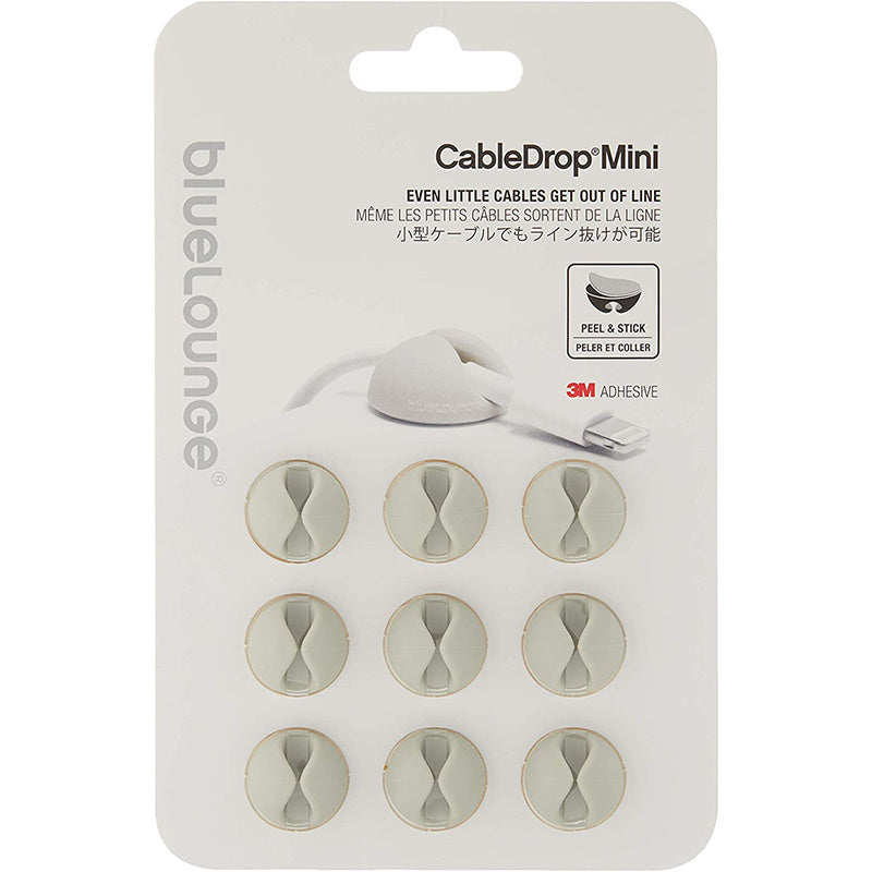 Bluelounge - Cabledrop CableClip Mini White