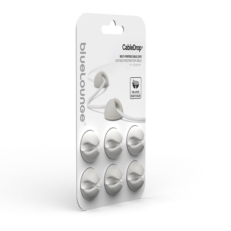 Bluelounge - Cabledrop CableClip White