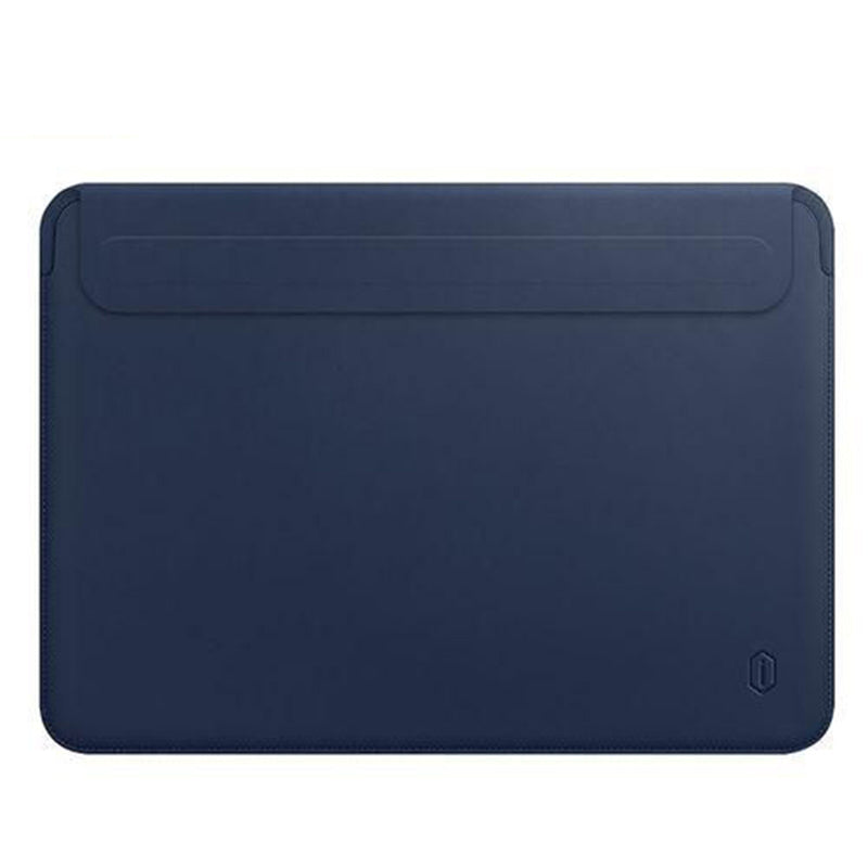 Laptop Sleeve With PU Trim/Blue