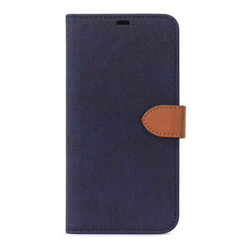 Blu Element - 2 in 1 Folio Case Navy/Tan for iPhone 11 Pro Max