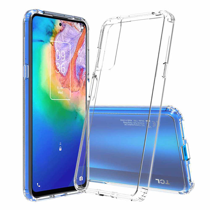 Blu Element - DropZone Rugged Case Clear for TCL 20 Pro 5G