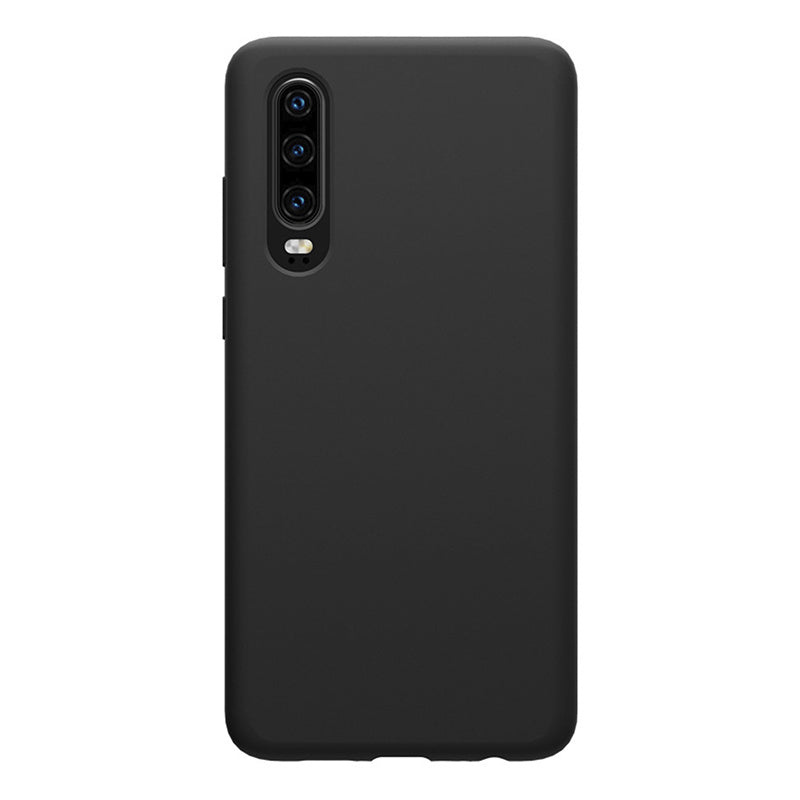 Uunique Black Liquid Silicone Case for Huawei P30