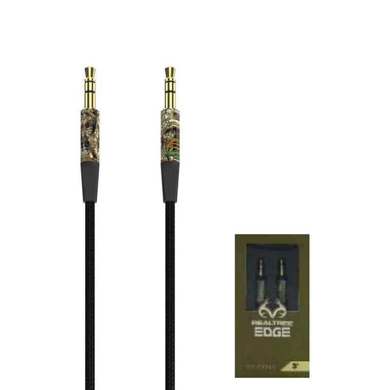 RealTree - Auxilary 3.5mm Male to 3.5mm Male Cable 3ft Camo Print