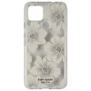 Kate Spade - Defensive Hardshell Case Hollyhock Floral Clear for Google Pixel 4a (5G)