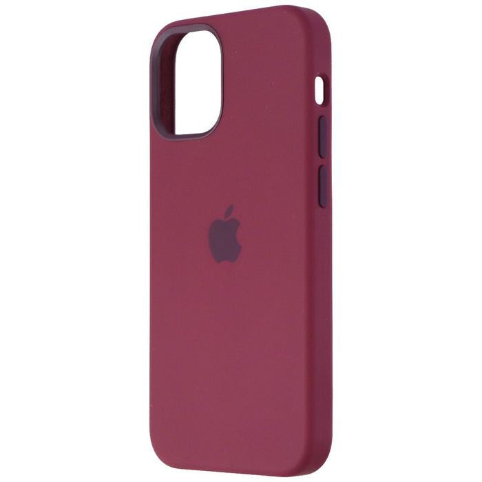 Apple - Silicone Case Plum with MagSafe for iPhone 12 mini