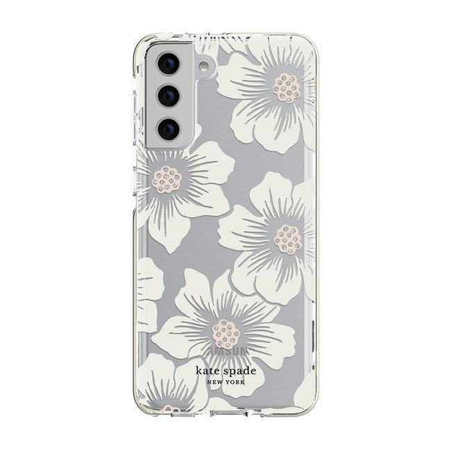 Kate Spade - Defensive Hardshell Case Hollyhock Floral for Samsung Galaxy S21+