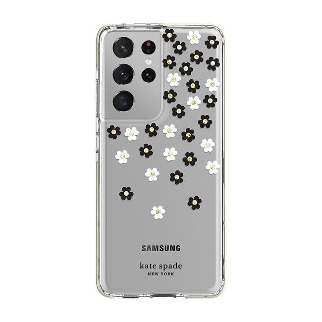 Kate Spade - Defensive Hardshell Case Scattered Flowers for Samsung Galaxy S21 Ultra