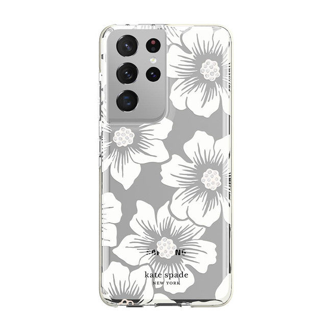 Kate Spade - Defensive Hardshell Case Hollyhock Floral for Samsung Galaxy S21 Ultra