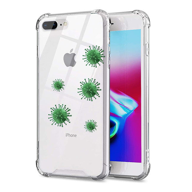 Blu Element - Antimicrobial DropZone Case Clear for iPhone 8 Plus/7 Plus