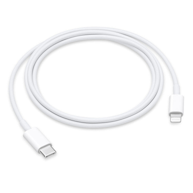 Apple - Charge/Sync Lightning to USB-C Cable 3ft White
