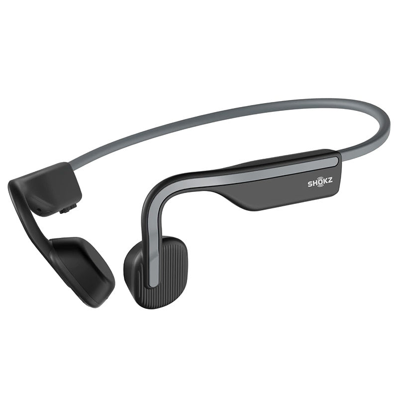 Shokz OpenMove Bluetooth Headset with Mic Bone Conduction - Lightweight - Water Resistant IP55 - 6Hr Battery Life - Slate Grey