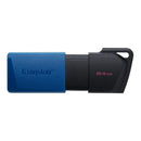KINGSTON 64GB USB3.2 GEN 1 DATATRAVELER EXODIA M (BLACK + BLUE)