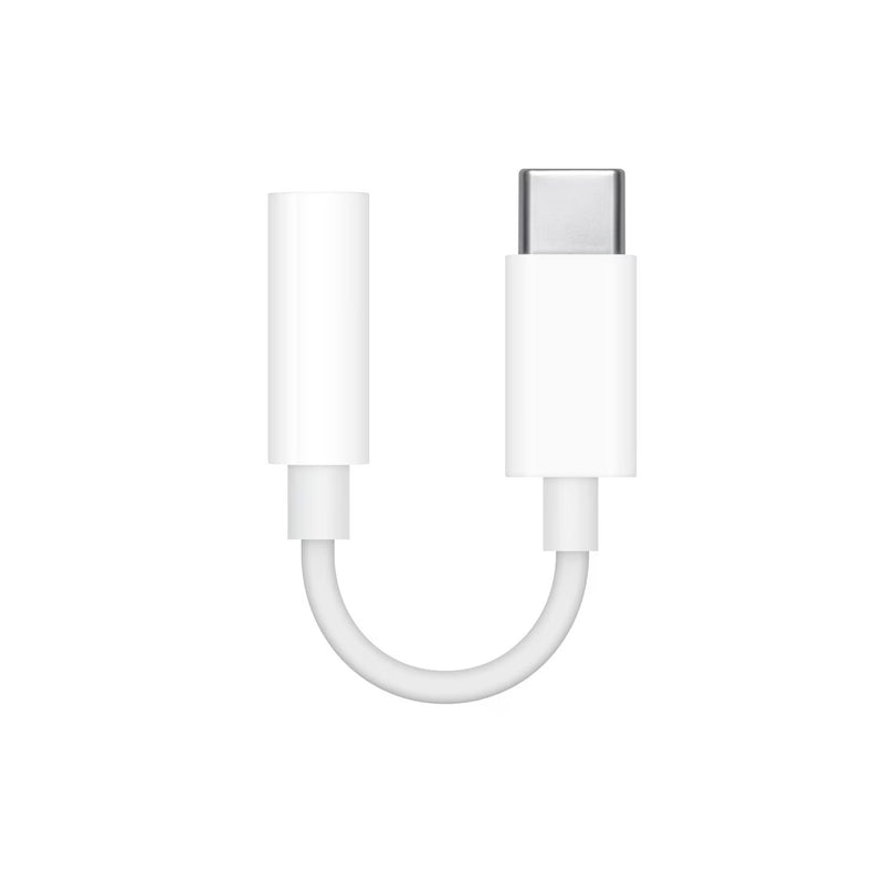 Apple - USB-C to 3.5mm Headphone Jack Adapter White