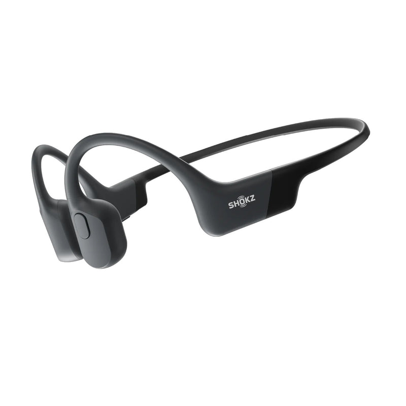 Shokz OpenRun Bluetooth Headset with Mic Bone Conduction - Lightweight - Waterproof IP67 - 8Hr Battery Life - Black