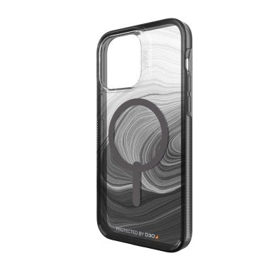 iPhone 14 Pro Max Gear4 D3O Milan Snap Case - Black Swirl