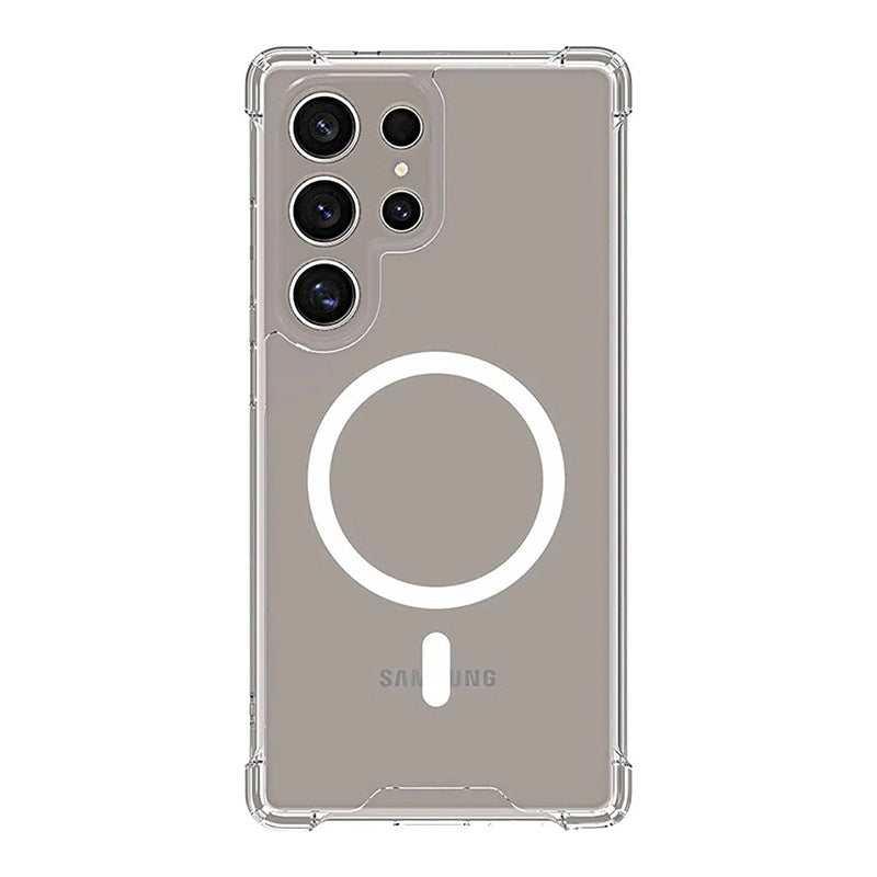 DropZone Rugged Compatible w/MagSafe Case Clear for Samsung Galaxy S25 Ultra