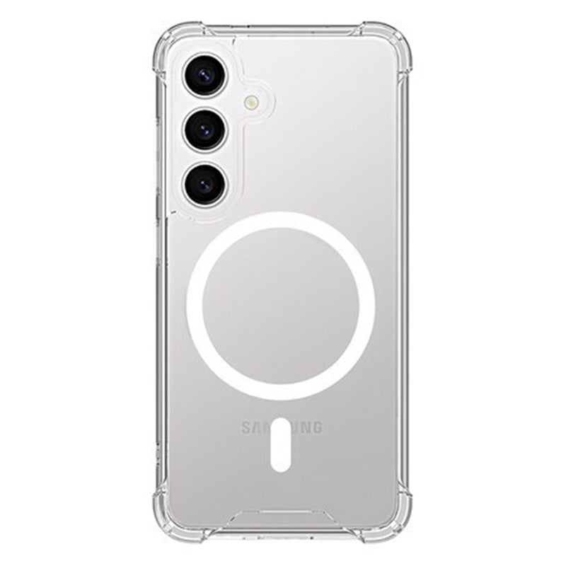 DropZone Rugged Compatible w/MagSafe Case Clear for Samsung Galaxy S25