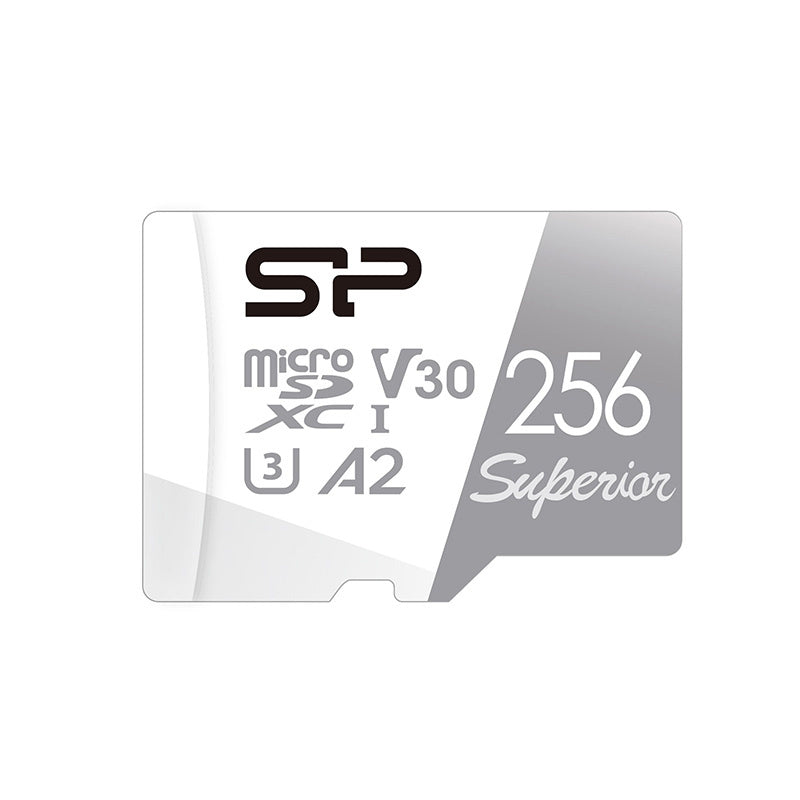 Silicon Power 256GB Superior UHS1(U3) V30 A2 MicroSD Memory Card with Adapter