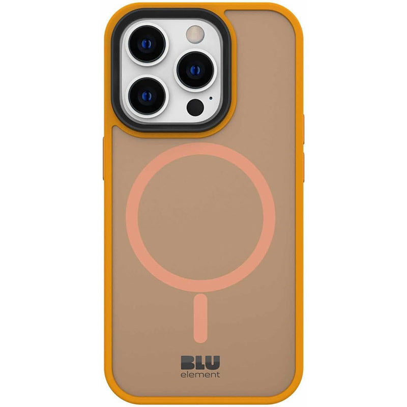 Blu Element - Chromatic Cloud with MagSafe Case Orange for iPhone 15 Pro