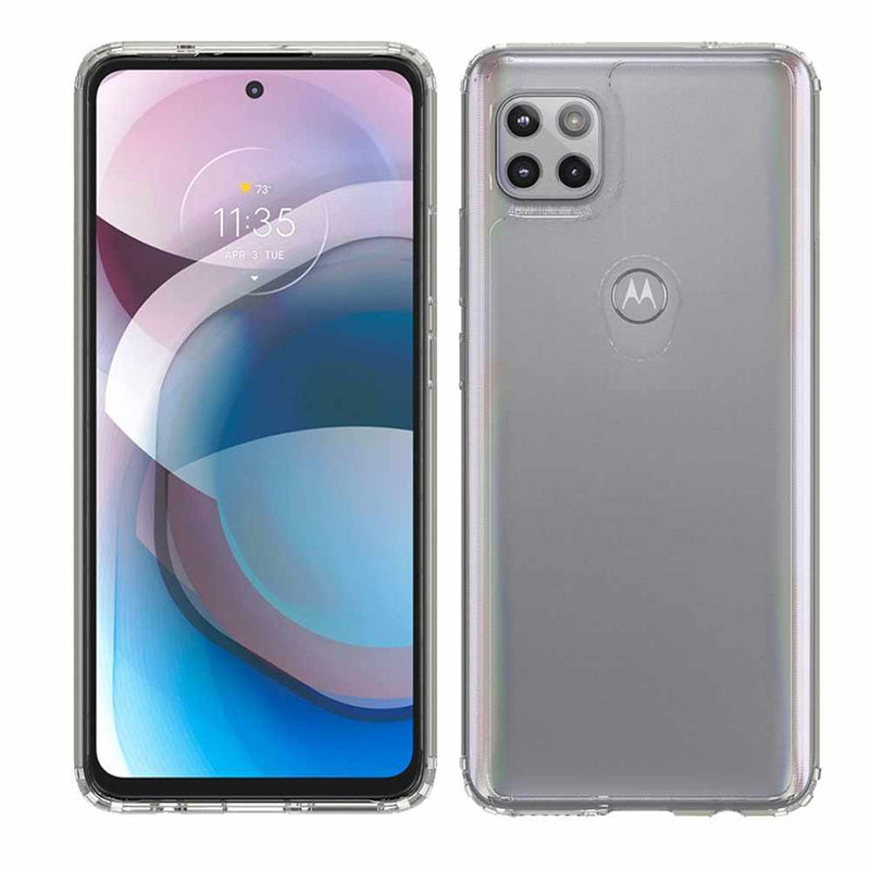 Blu Element - DropZone Rugged Case Clear for Moto One 5G Ace