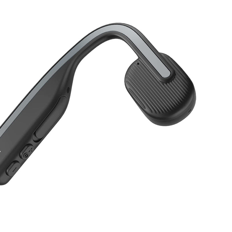 Shokz OpenMove Bluetooth Headset with Mic Bone Conduction - Lightweight - Water Resistant IP55 - 6Hr Battery Life - Slate Grey