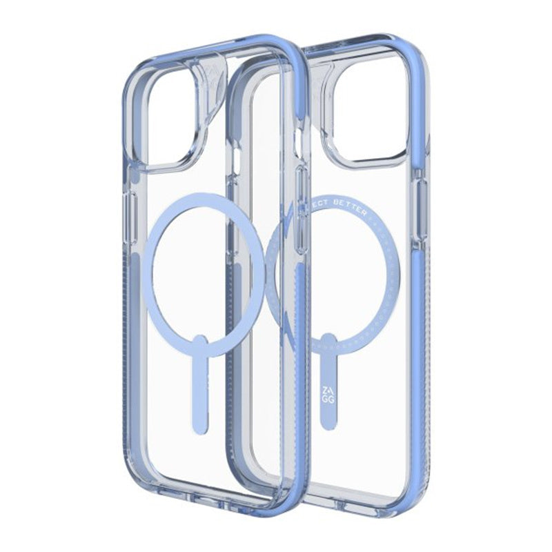 iPhone 15/14/13 ZAGG/GEAR4 Graphene Santa Cruz Snap Case - Blue