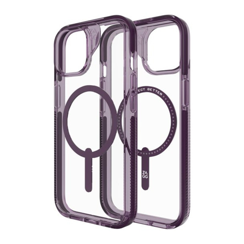 iPhone 15/14/13 ZAGG/GEAR4 Graphene Santa Cruz Snap Case - Purple