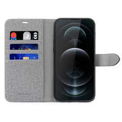 Blu Element - 2 in 1 Folio Case Gray/Black for iPhone 13